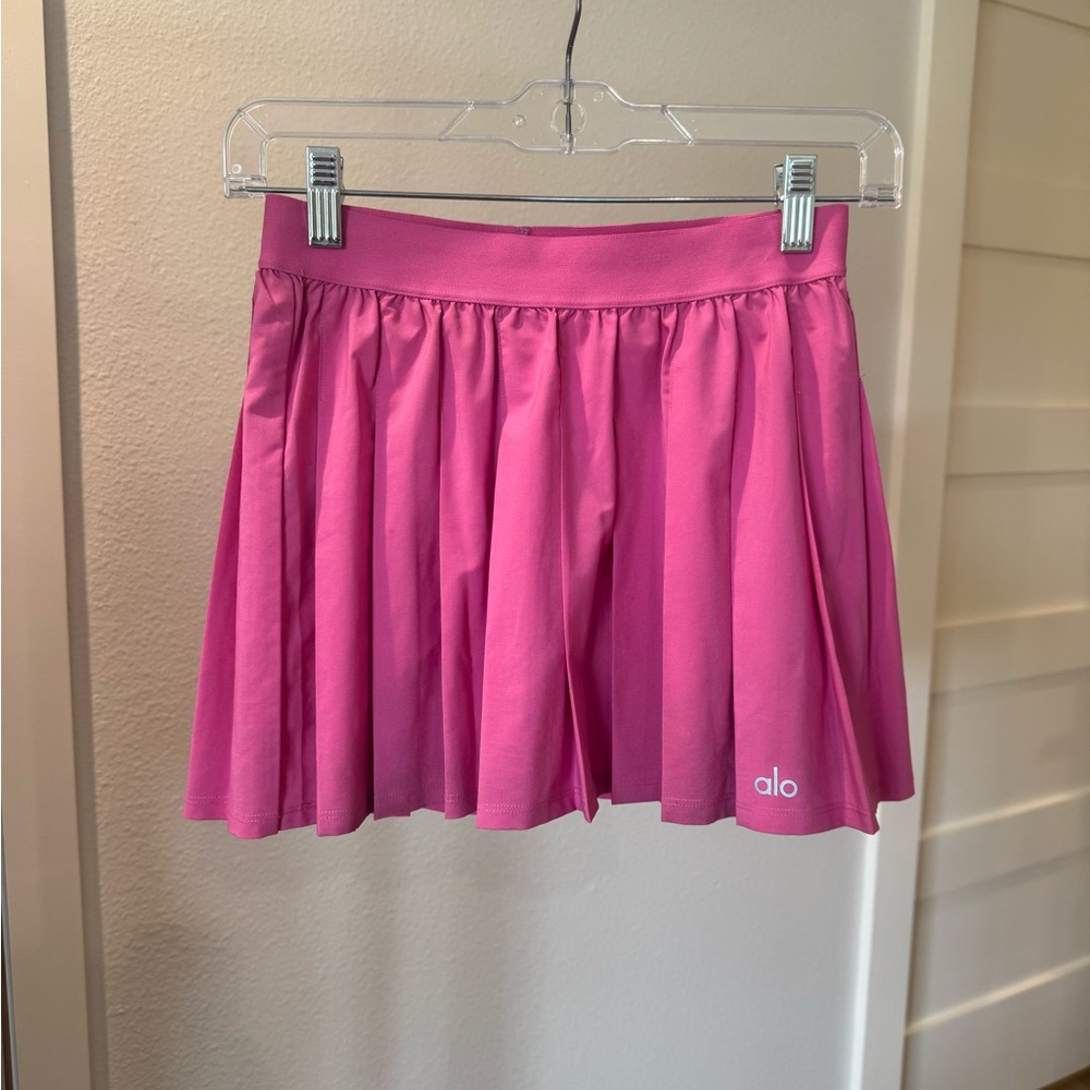 ALO - Varsity Tennis Skirt (XS) - Paradise Pink - Like New!